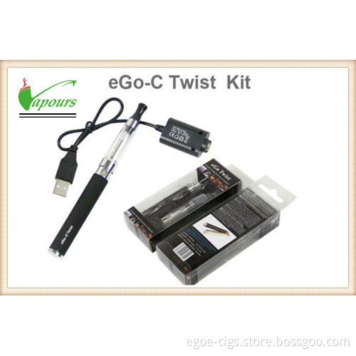 800 Puffs Variable Voltage E Cig Twist With Ce 4 Clearmoizer , 1100mah
